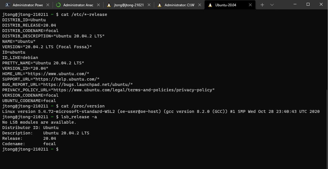 WSL Development Setup